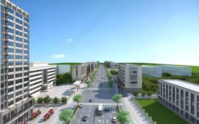 现代道路3D模型下载